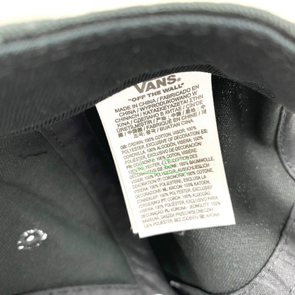 VANS Billtastic SnapBack Mens Multi Black Hat - Picture 5 of 5